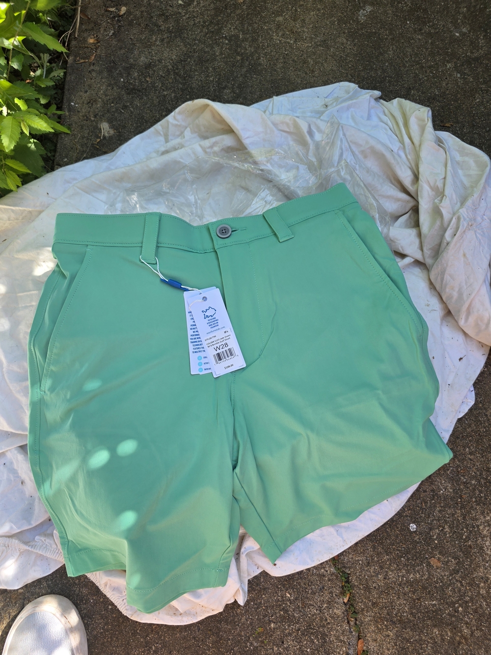 Southern Tide  Green Performance Men's Shorts